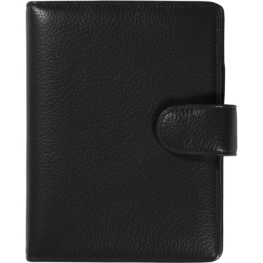 SUCCES Agenda Senior Ringbuch Cadiz 84536502U Leder schwarz 13x17.8cm