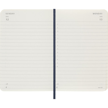 MOLESKINE Agenda Classic Pocket 2026 DSB2012DC2Y26 1J/1P saphir SC 9x14cm