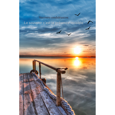 ABC Trauerkarte FR B6 53140 Steg