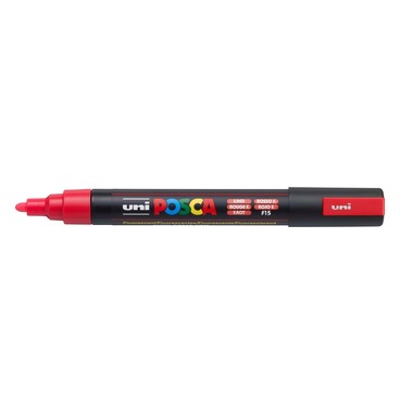 POSCA Marker 1.8-2.5mm PC-5M F.RED fluo rot, Rundspitze