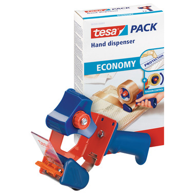 TESA Tesapack Handabroller Economy 630000001 blau, bis 50mm Rollenbreite
