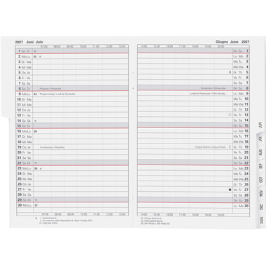 BIELLA Planer Istanbul 2027 855610000027U 1M/2S Ersatz ML 10.6x15.3cm