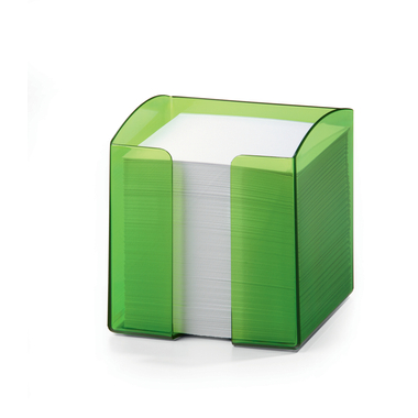 DURABLE Zettelbox Trend 10x10cm 1701682017 grün-transp.