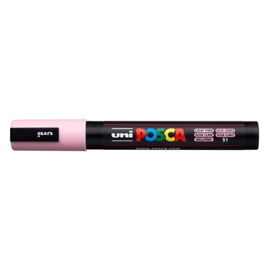 POSCA Marker 1.8-2.5mm PC-5M L.PINK hellrosa, Rundspitze