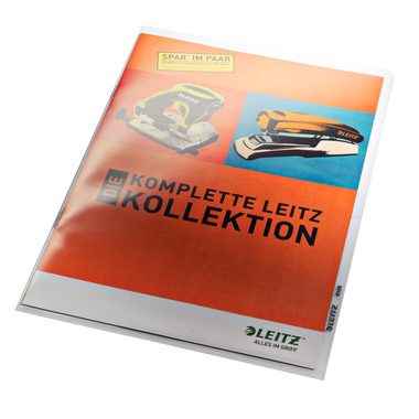 LEITZ Sichtmappen PVC Premium A4 41060002 glasklar, 0,15mm 100 Stück