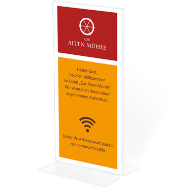 DEFLECTO Display Tavola A5 47901 diretto, verticale