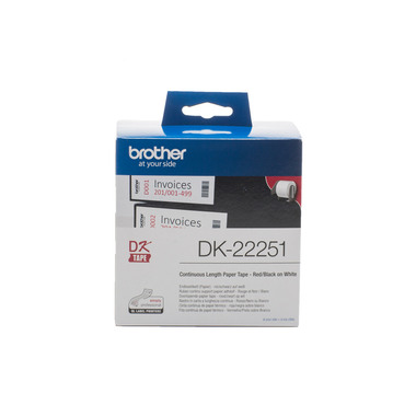 PTOUCH Etiquette s. fin 62mmx15.24m DK-22251 QL-800 blanc