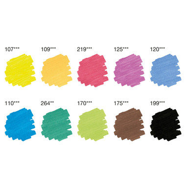 FABER-CASTELL Artist Pen Dual Marker 0.8mm 162010 10 couleurs, étui