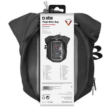 Marsupio da gamba con finestra touch per smartphone