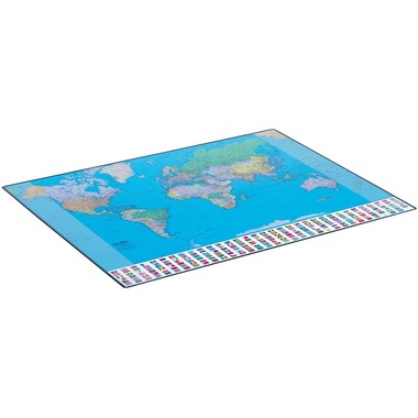 HANSA Schreibunterlage 41-6022.201 GEOPad Welt (E) 65x50cm