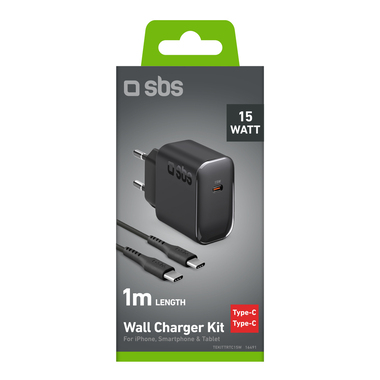 Kit USB-C-Kabel Adaptive Fast Charge Ladegerät | SBS
