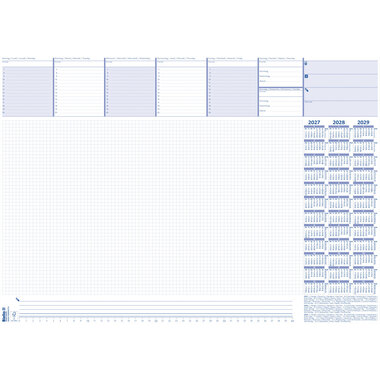 BIELLA Blocco da tavolo 2027 860013000027U 1S/1P 50p. bianco ML 57x40cm