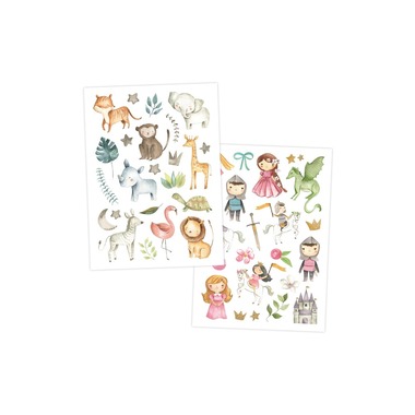 Set di tatuaggi Papierdrachen Mix colorato