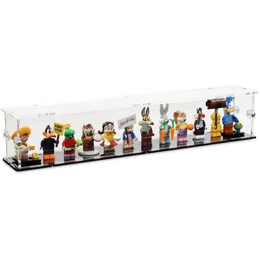 iDisplayit Modules de construction Présentoir en acrylique pour 12 mini-figurines LEGO