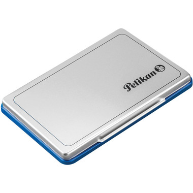 PELIKAN Metall-Stempelkissen blau 331017 Gr.2 11x7cm