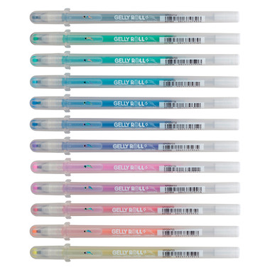 SAKURA Gelly Roll 0.5mm POXPGBSTA12 Startdust Glitter ass. 12 pz.