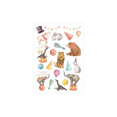 Set di tatuaggi Papierdrachen cavalli e amici di lettura