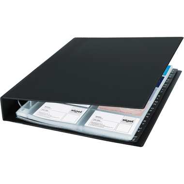SIGEL Class. cartes visite 325x270mm VZ301 A-Z pour 400 cartes