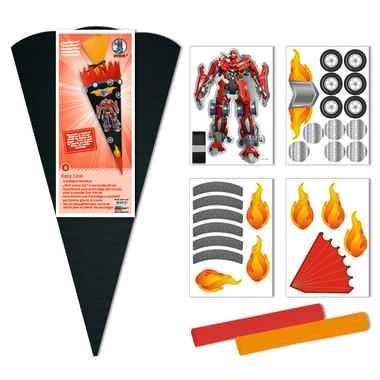 URSUS Schultüten-Bastelset Easy 9870006 Transformer 3D, Karton 260g