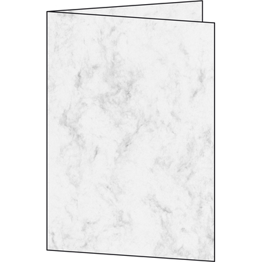 SIGEL Faltkarten A5 DC503 grau, 185g 25 Stück