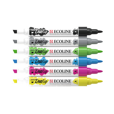 TALENS Ecoline Duotip Basis Set 11609910 6 colori