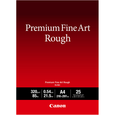 CANON Premium Paper 320g A4 FARG1A4 Fine Art Rough 25 feuilles
