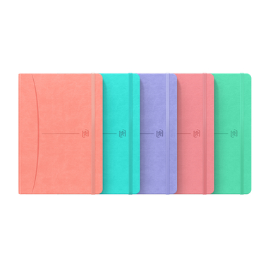 OXFORD Signature Carnet note 400154941 A5, ligné 80 flls, ass. pastel
