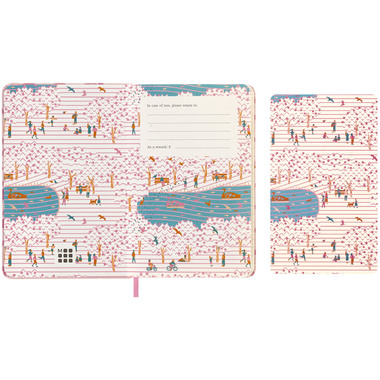 MOLESKINE Notizbuch SAKURA 9x14cm 56598851458 rosa, liniert, 192 Blatt, HC