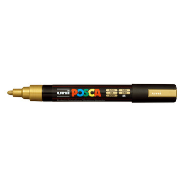 UNI-BALL Posca Marker 1,8-2,5mm PC-5M GOLD gold, Rundspitze
