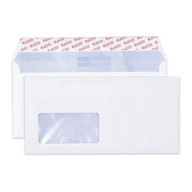 ELCO Enveloppe Office a/fenêt. C5/6 74534.12 80g, blanc 200 pcs.