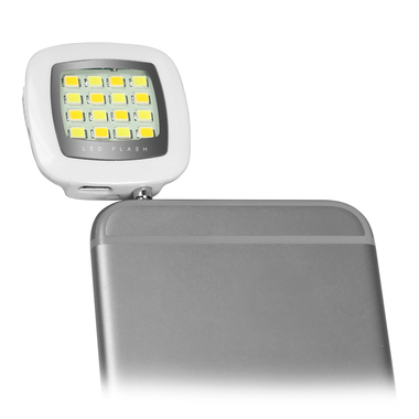 Universeller LED-Blitz für Smartphone und Tablet | SBS