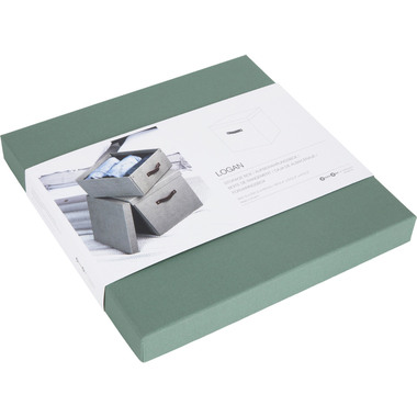 BIGSO BOX OF SWEDEN Aufbewahrungsbox Logan 9901C1649L01 mintgrün 31.5x31x31.5cm