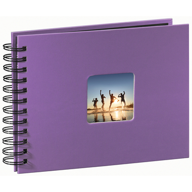 HAMA Spiralalbum Fine Art 24x17cm 94881 lila 25 Blatt