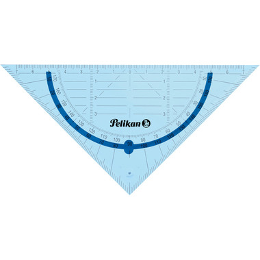 PELIKAN Equerre 16cm 700504 bleu transparent