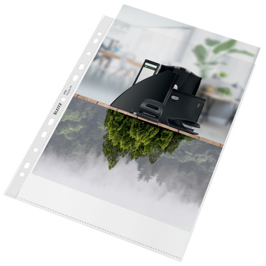 LEITZ Zeigetasche PP Recycle A4 47910003 transparent, 140my 100 Stück