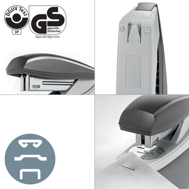 LEITZ Cucitrice NeXXT Recycle 5604-00-25 rosso, CO2 neutro 30 fogli