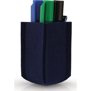 MAGNETOPLAN Portapenne magnetoTray S 1227614 blu, feltro riciclato