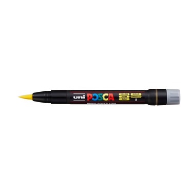 POSCA Pinsel-Marker 1-10mm PCF350 YELLO gelb