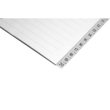 BIELLA Registro PP A4 47142000U grigio 1-20