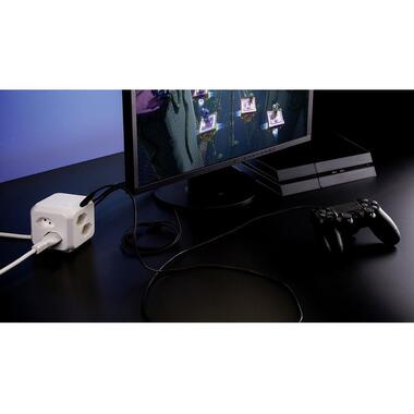 STEFFEN Cubo multipresa CUBE 8x T13 + 1x USB-C PD 18 W, Bianco