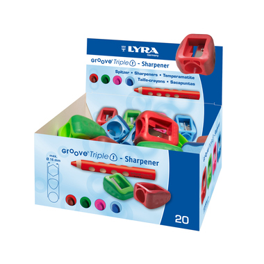 LYRA Spitzer Groove Triple 1 7301171 Display 20 Stück