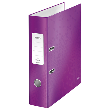LEITZ Ordner WOW 180° 8cm 10050062 violett A4