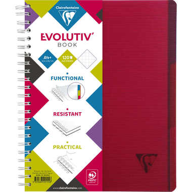 CLAIREFONTAINE LINICOLOR Heft A4+ 329155 5mm 120 Blatt