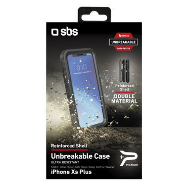 Coque résistante et protection écran pour iPhone XS Max