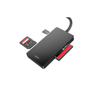 onit Card Reader External USB-C 3-in-1