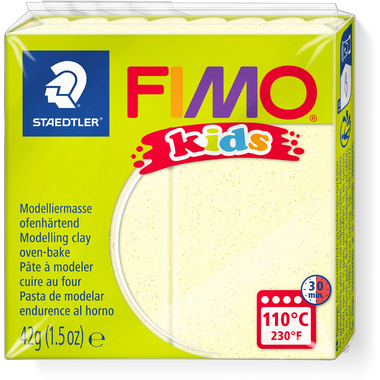 FIMO Knete Kids 42g 8030-106 perlglanz gelb
