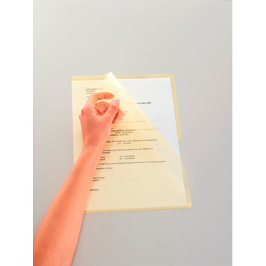 LEITZ Sichtmappen Premium A4 41000035 blau, 0,15mm 100 Stück