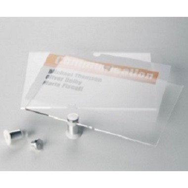 DURABLE Türschild Crystal Sign 482219 transparent, acryl 148x148mm