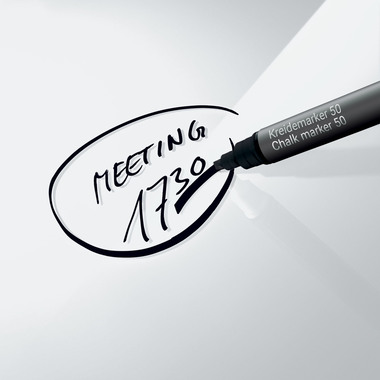 SIGEL Lavagna magnetico vetro GL111 bianco 480x480x15mm