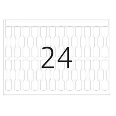 HERMA Ringetiketten 49x10mm 2990 weiss 5000 Stück